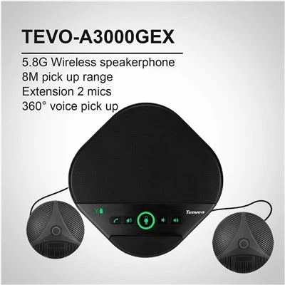 360-graden Omni-directionele 3,5 mm plug-in microfoonluidspreker voor gratis online audio-/videoconferentiegesprek